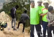 Kodaikanal-Thoothukudi youth who fell right into a 100 ft ditch in Kodaikanal was rescued safely-TAMILWIN NEWS