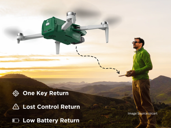 Best Drone Camera In India, Drone with Sony Camera at Rs.2_,999, One Key Return To Home option for Safe Landing in case of low battery or loss of control!-oneindia news