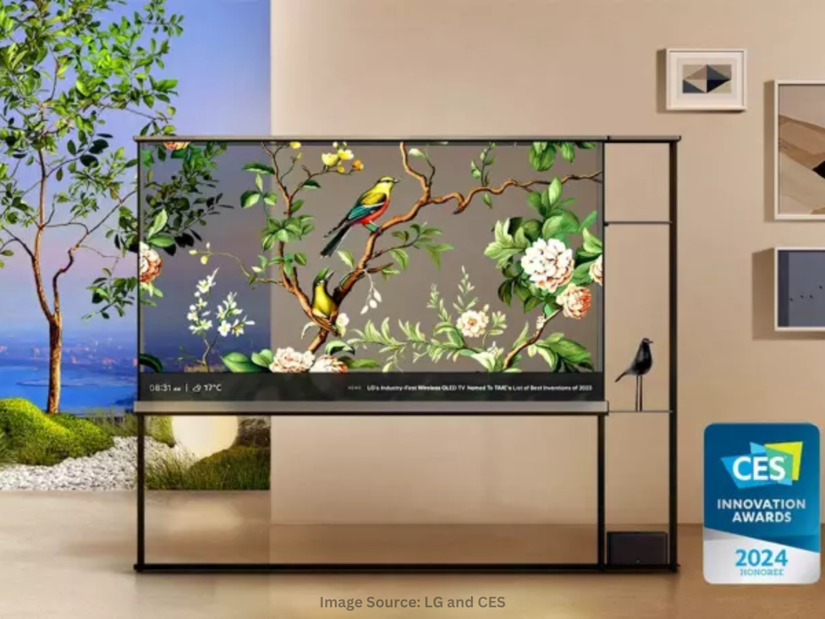 World First Wireless Transparent OLED Tv, With AI Processor, World's First Wireless and Transparent OLED TV, What's special about it?-oneindia news