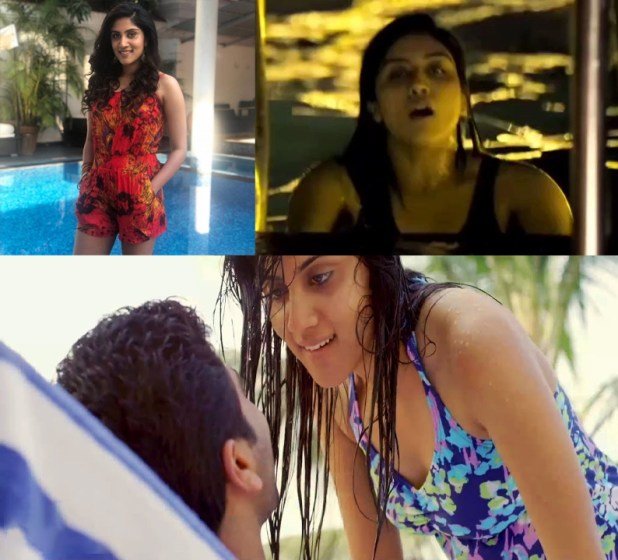 Raja Rani film actress Tanya Balakrishna in swimming costume..!  Viral pictures..!-oneindia news