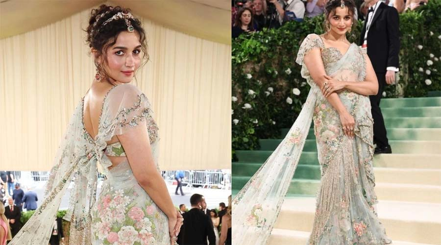 The grand Met Gala ceremony... The brilliant actress Alia Bhatt..-oneindia news