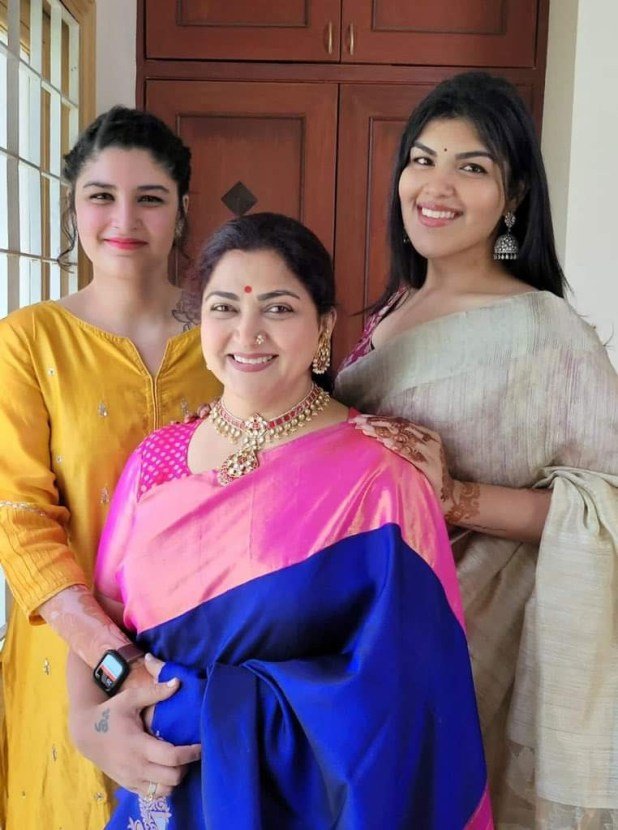 Khushboo's master plan to make her daughter an actress..!-oneindia news