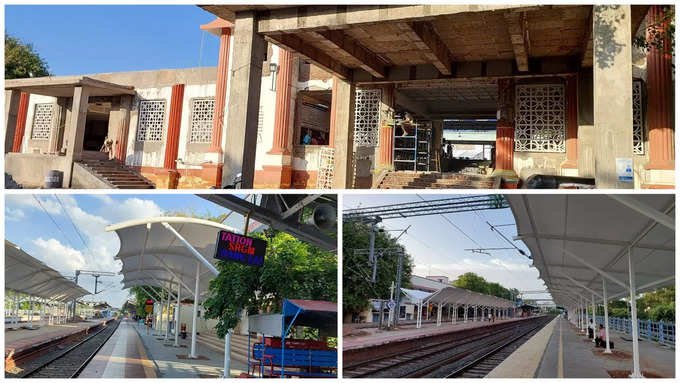 Beautiful Trichy Srirangam Railway Station!-oneindia news