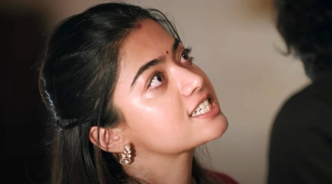 Is this acting... I cried a lot after acting in that scene.. Rashmika Angam..!-oneindia news