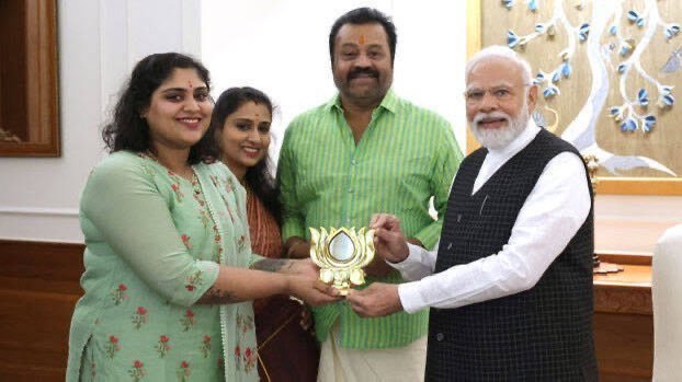 Lotus blossomed in Kerala for the first time in history... BJP candidate Suresh Gopi won...-oneindia news