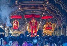 Nallur Kandaswamy Temple Mahotsavam started with flag hoisting-oneindia news